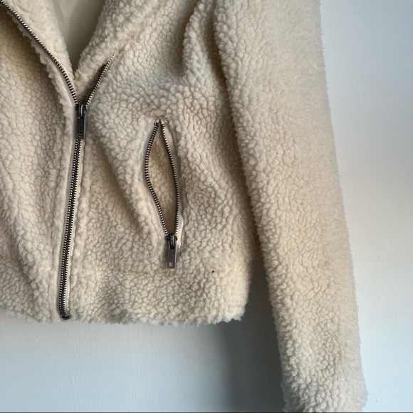 Teddy Sherpa Jacket Charlotte Russe - Picture 6 of 6